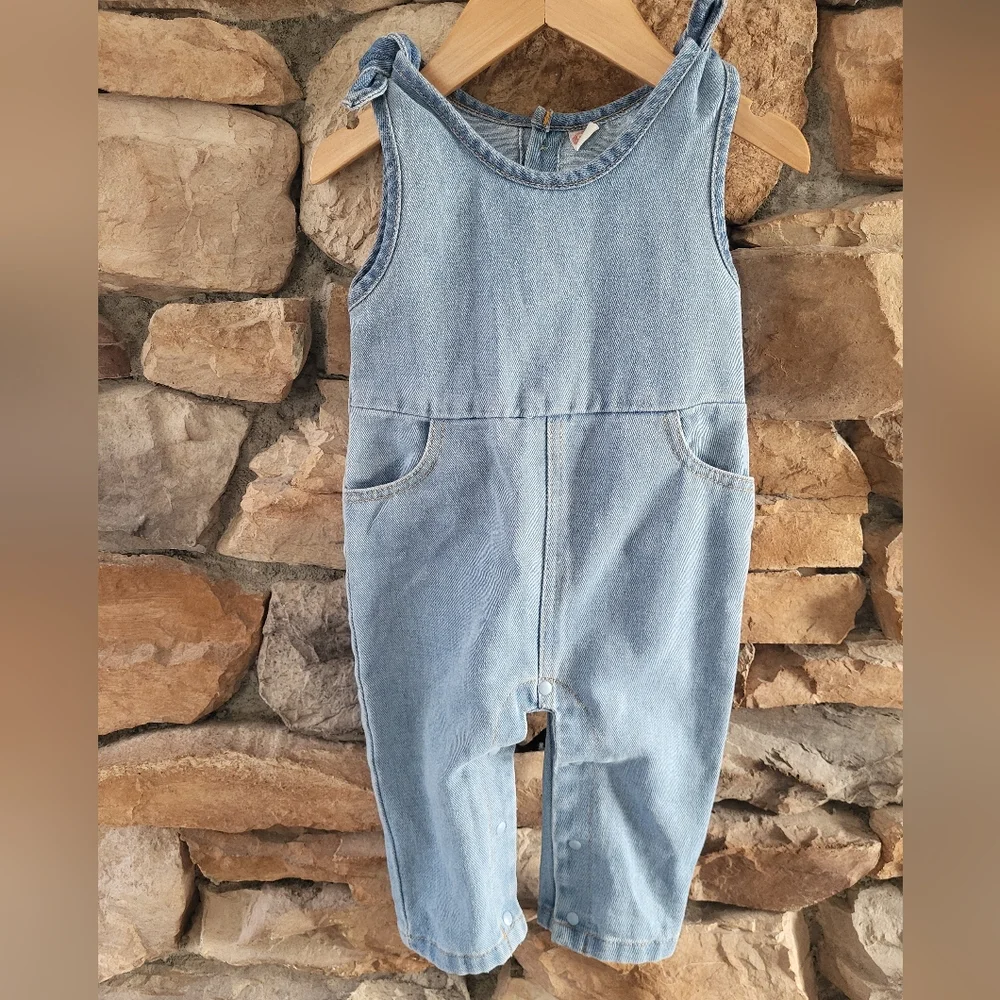Denim Overalls For Baby Girl